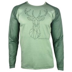 Мотоджерси с длинным рукавом JeansTrack Deer, зеленый
