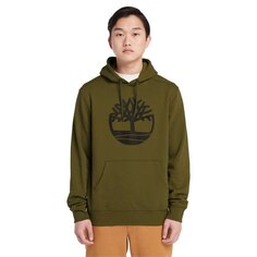 Худи Timberland Core Tree Logo Pull Over, зеленый