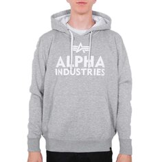 Худи Alpha Industries Foam Print, серый