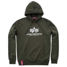 Худи Alpha Industries Basic, зеленый