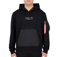 Худи Alpha Industries Nylon Pocket, черный