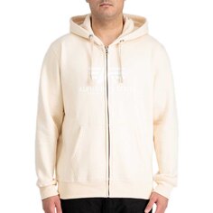 Толстовка Alpha Industries Basic Full Zip, бежевый