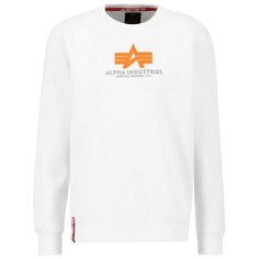 Толстовка Alpha Industries Basic Rubber, белый