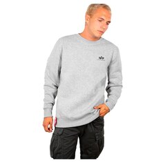 Толстовка Alpha Industries Basic Small Logo, серый