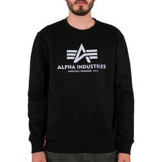 Толстовка Alpha Industries Basic Rainbow Reflective Print, черный