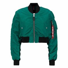 Куртка Alpha Industries Ma-1 Boxy, зеленый