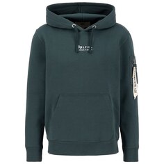 Худи Alpha Industries Organics EMB, зеленый