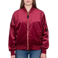 Куртка Alpha Industries MA-1 OS LW Velvet, красный