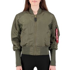 Куртка Alpha Industries MA-1 Cyber, зеленый