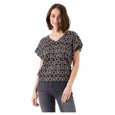 Футболка Garcia H30203 Short Sleeve V Neck, черный