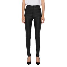 Леггинсы Vero Moda Loa Hr Skinny S Coated, черный