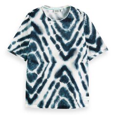 Футболка Scotch &amp; Soda Batik Print Relaxed Fit, разноцветный