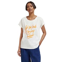 Футболка Scotch &amp; Soda Monochrome Graphic Print Front, белый