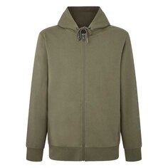 Толстовка Hackett Essential Fz Full Zip, зеленый