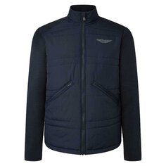 Худи Hackett Am Moto Quilt Fz, синий