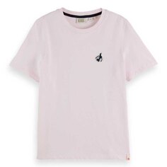 Футболка Scotch &amp; Soda The Free Spirit Peace Bird Regular Fit, розовый