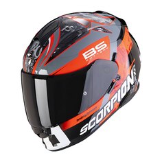 Шлем полнолицевой Scorpion EXO-491 Fabio 20, оранжевый