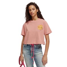 Футболка Scotch &amp; Soda Forever Summer Washed Cropped, розовый
