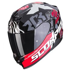 Шлем полнолицевой Scorpion EXO-520 Evo Air Rok Bagoros, красный