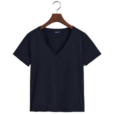 Футболка Gant Original Short Sleeve V Neck, черный