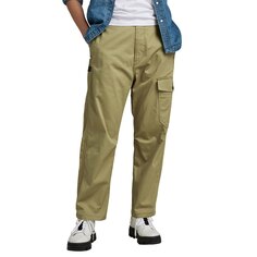 Брюки G-Star Relaxed Fit Cargo, зеленый