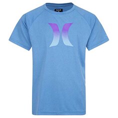 Рашгард Hurley Ombre Icon UPF Kids Short Sleeve, синий