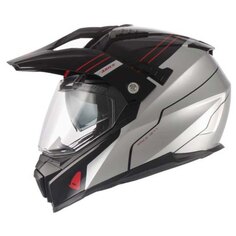 Шлем для мотокросса UFO Aries, серый