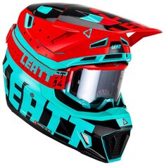 Комплект шлема Leatt 7.5 V23 Motocross, разноцветный