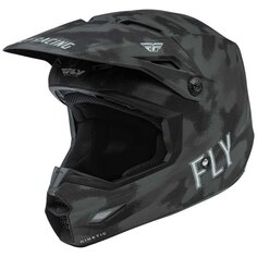Шлем для мотокросса Fly ECE Kinetic SE, серый