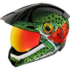 Шлем для бездорожья Icon Variant Pro Bug Chucker, зеленый