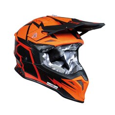 Шлем для мотокросса Just1 J39 Rock, оранжевый