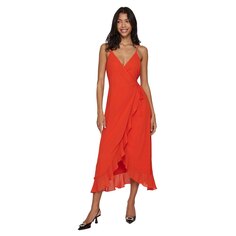 Платье миди Vila Grapilla Singlet Sleeveless, оранжевый