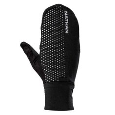 Перчатки Nathan HyperNight Reflective Convertible Mitt, черный