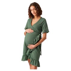 Короткое платье Vero Moda GelinaShort Sleeve, зеленый