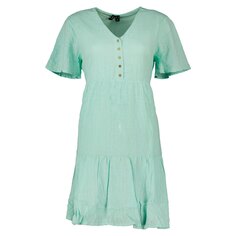 Короткое платье Vero Moda Satina Short Sleeve, зеленый