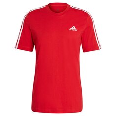 Футболка adidas Sportswear Essentials 3 Stripes, красный