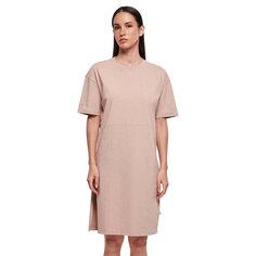 Короткое платье Build Your Brand Organic Oversized Short Sleeve, розовый