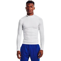 Футболка с длинным рукавом Under Armour HeatGear Armour Comp Mock, белый