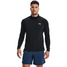 Футболка Under Armour Seamless Half Zip, черный