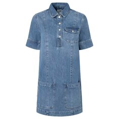 Короткое платье Pepe Jeans Peggy Short Sleeve, синий