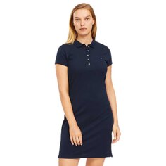 Короткое платье Tommy Hilfiger Heritage Slim, синий