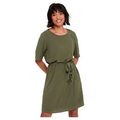 Короткое платье Jdy Amanda 2/4 Belt, зеленый