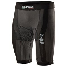 Леггинсы Sixs CC2 Moto Short, черный