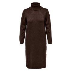 Платье с длинным рукавом Only Carmakoma Brandie, коричневый