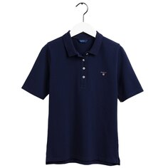 Поло с коротким рукавом Gant Original Lss Pique, синий