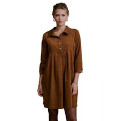Короткое платье Redgreen Dorette Long Sleeve, коричневый