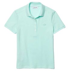 Поло с коротким рукавом Lacoste Slim Fit Stretch Piqué, серый