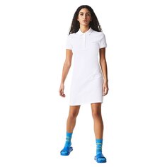 Платье Lacoste Stretch Cotton Pique, белый