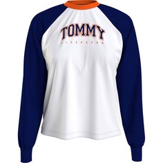 Футболка с длинным рукавом Tommy Jeans, белый