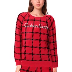Ночная рубашка Calvin Klein Long Sleeve Nightshirt Pyjama, красный
